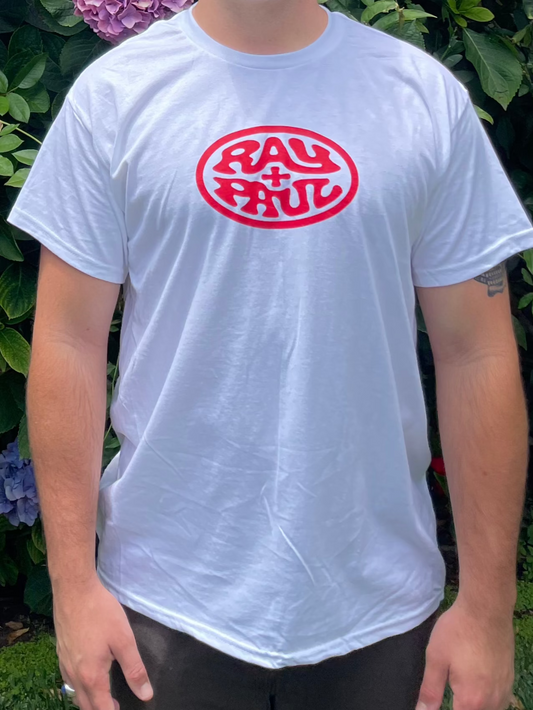 Ray + Paul Logo Tee White