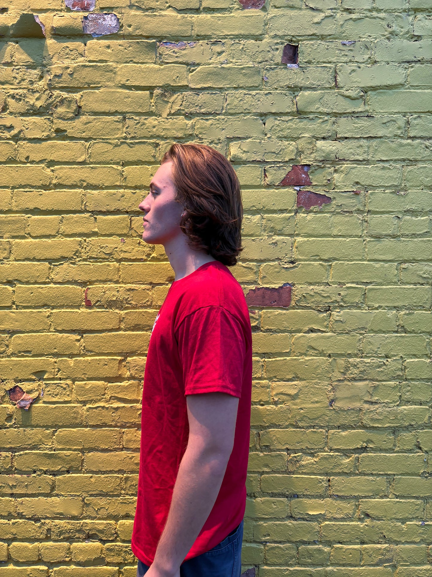 New Ray and Paul Logo Tee- Red