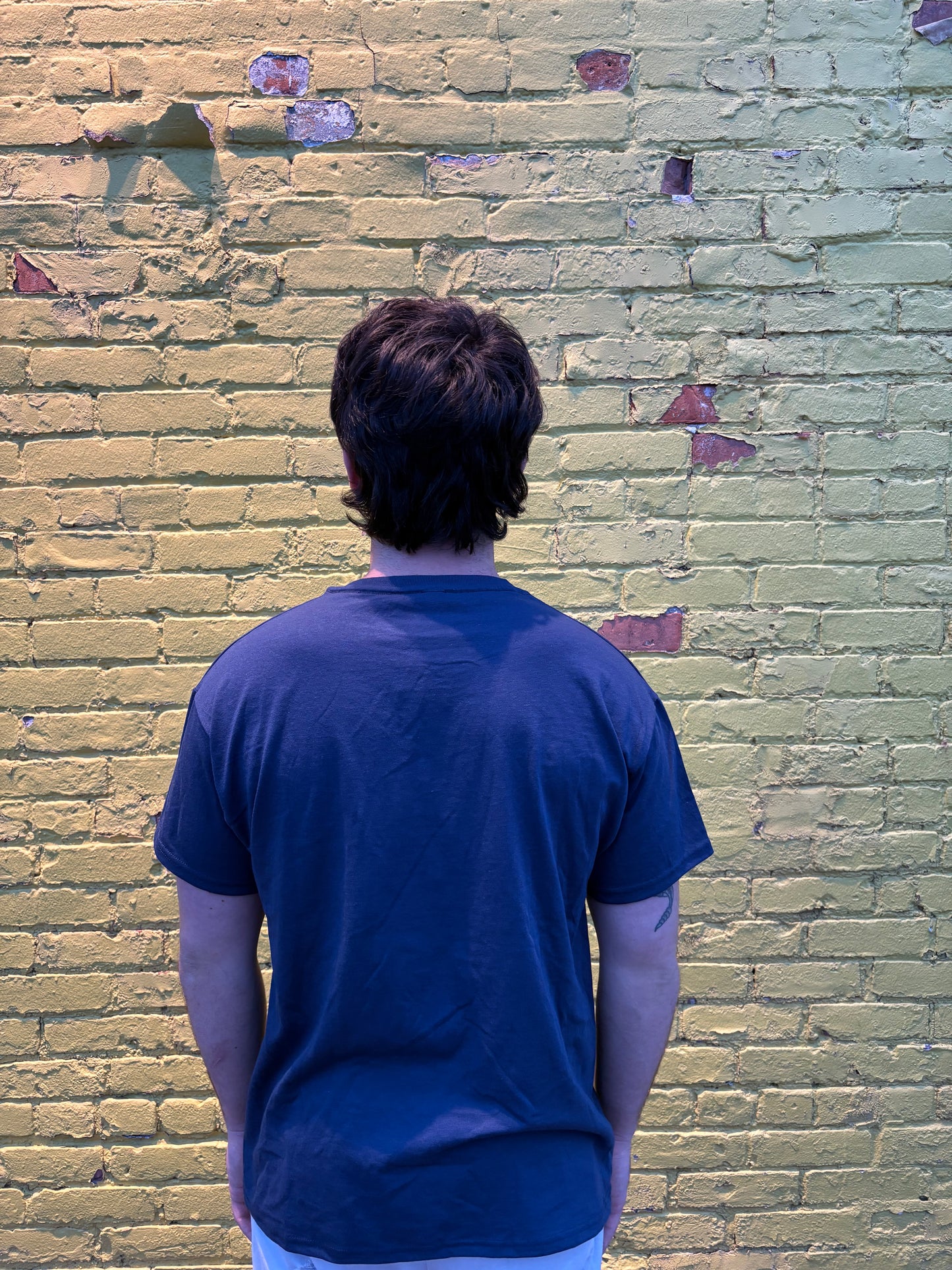 New Ray and Paul Logo Tee- Navy